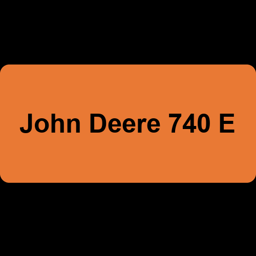 John Deere 740 E